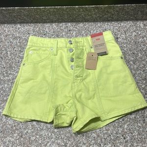 Levi’s Lime Green Shorts